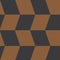 Seamless Square Tiles in Brown and Gray Alternate Color Pattern Slightly Slanting Creating Depth and Perspective