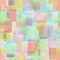 Seamless squares pastel bright pattern background geometric abstract