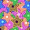 Seamless star pattern