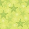Seamless Stars Green Background Abstract Pattern 1