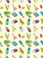 Seamless stationery pattern