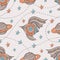 Seamless steampunk pattern