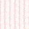 Seamless stripe pattern with hand drawn swirls and hearts