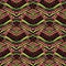 Seamless striped floral geometric pattern.Trendy print with colo