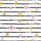 Seamless striped stars pattern.