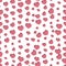 Seamless stylish Valentine`s Day pattern with hearts.