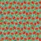 Seamless summer pattern of red poppies on the grass. Colorful background in the form of a flower glade.