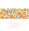 Seamless summer stripe with berries, flowers and leafs Ornate design elements for cute cards, banners, borders