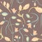 seamless summer tiny floral pattern