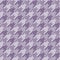 Seamless surface pattern with houndstooth ornament. Classic fashion fabric print. Checked geometric background.