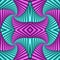 Seamless swirl abstract festive pattern, cyan, magenta. Tiled pattern. Geometric mosaic. Great for tapestry, carpet, blanket,