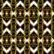 Seamless Symmetric Pattern of Golden Baroque with Motifs, Ready for Textile Prints.