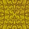 Seamless symmetric pattern with rows of wavy elements