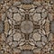 Seamless symmetrical pattern abstract old rock texture