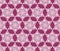 seamless symmetrical white floral pattern on magenta background, texture