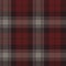 Seamless tartan pattern in red and beige.