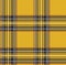 Seamless Tartan Plaid Vector Pattern Background with Fabric Text