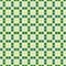 Seamless Teal and Lime Vintage geometric diagonal block pattern