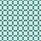 Seamless Teal and Mint Vintage geometric block pattern