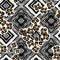 Seamless textile pattern print .Fashion trendy expressive hand