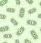 Seamless texture with american money dollars