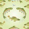Seamless texture American trout and ephemera vector