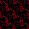 Seamless texture with beautiful delicate hearts. Graphic background for your design. Nice pattern for Valentines Day