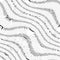 Seamless texture of black white stone waves