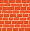 Seamless texture of a cartoon brick wall