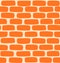 Seamless texture of a cartoon brick wall