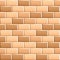 Seamless texture of ceramic subway, metro tiles. 3D repeating pattern of beige brick background