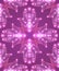 Seamless texture with colored tribal Hamsa with boho pattern