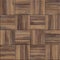 Seamless texture of dark wooden parquet. High resolution pattern of checkered wood