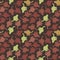 Seamless texture or endless pattern - colored cats. Wallpaper, background for a site or blog, textiles, packaging