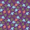 Seamless texture or endless pattern - colored cats. Wallpaper, background for a site or blog, textiles, packaging