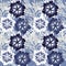 Seamless texture with frosty patterns, vector