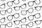 Seamless texture with glasses on diagonal.