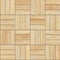 Seamless texture of light wooden parquet. High resolution pattern of checkered wood