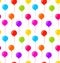 Seamless Texture Multicolored Balloons for Party