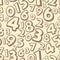 Seamless texture of numbers