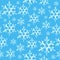 seamless texture pattern polygon pointed snowflake ice on a light blue background