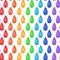 Seamless texture with rainbow realistic drops