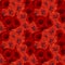 The seamless texture of red roses. A lot of flowers, a carpet of roses. Plants, gift, gorgeous life, glamour