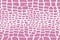 Seamless texture of snake, reptile, crocodile. repeating pink and white print.