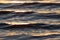 Seamless texture warm color shining sunset water surface