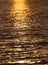 Seamless texture warm color shining sunset water surface