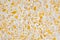 seamless texture of white and yellow terrazzo stone from generative ai