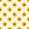 Seamless textured yellow flower wallpaper pattern