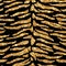 Seamless tiger gold pattern