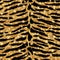 Seamless tiger gold pattern